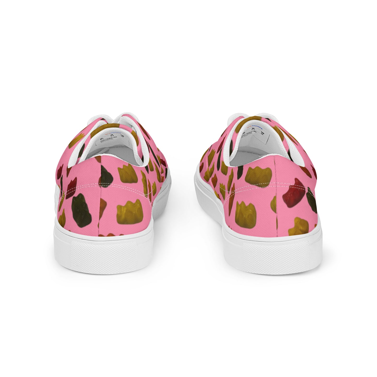 Gummy Bears - Men’s lace-up canvas shoes - Pink