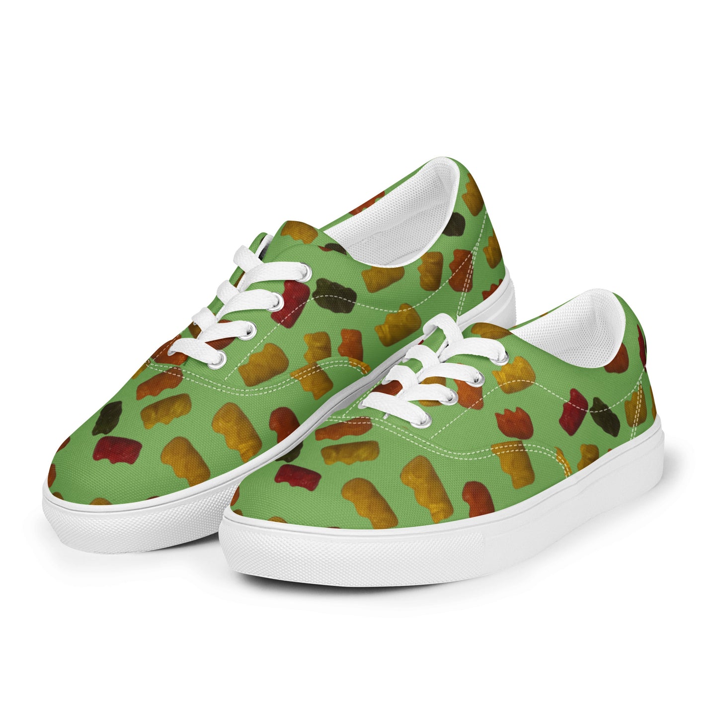 Gummy Bears - Men’s lace-up canvas shoes - Green