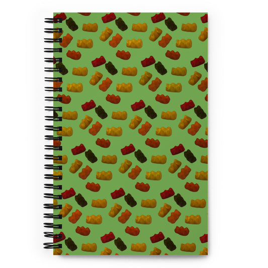 Gummy Bears -  Spiral notebook - green