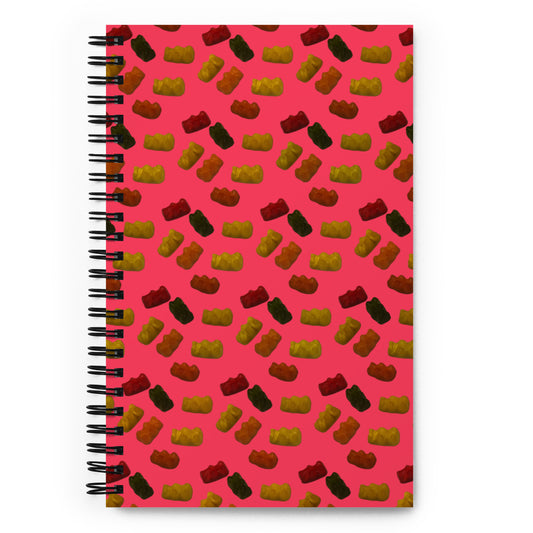 Gummy Bears -  Spiral notebook - red