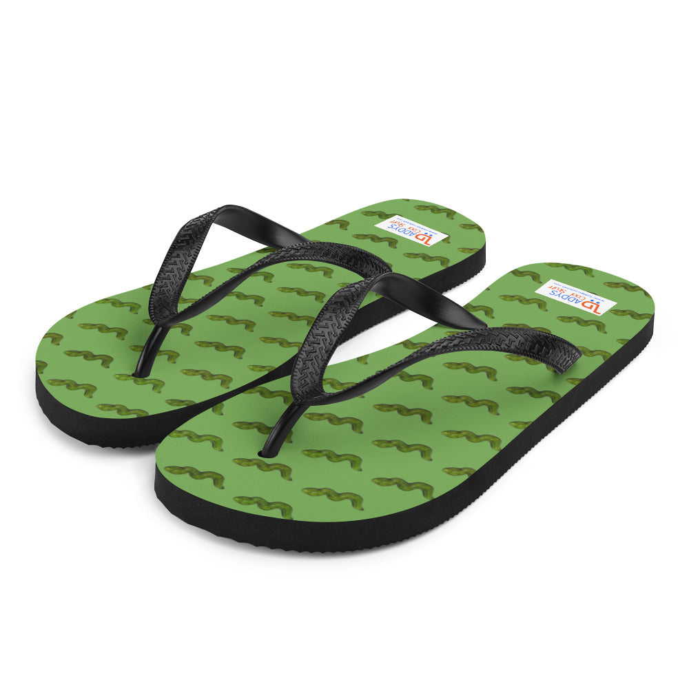 Green Snake - Flip-Flops - Green