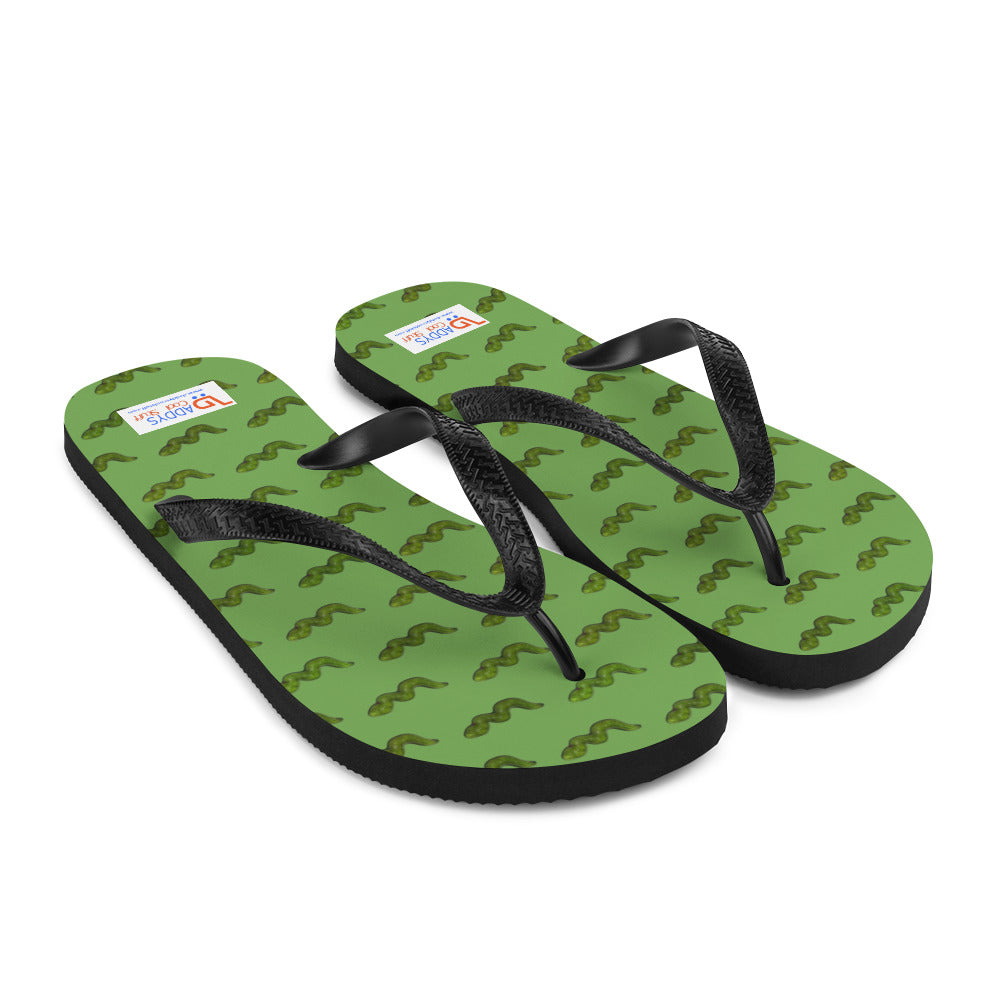 Green Snake - Flip-Flops - Green