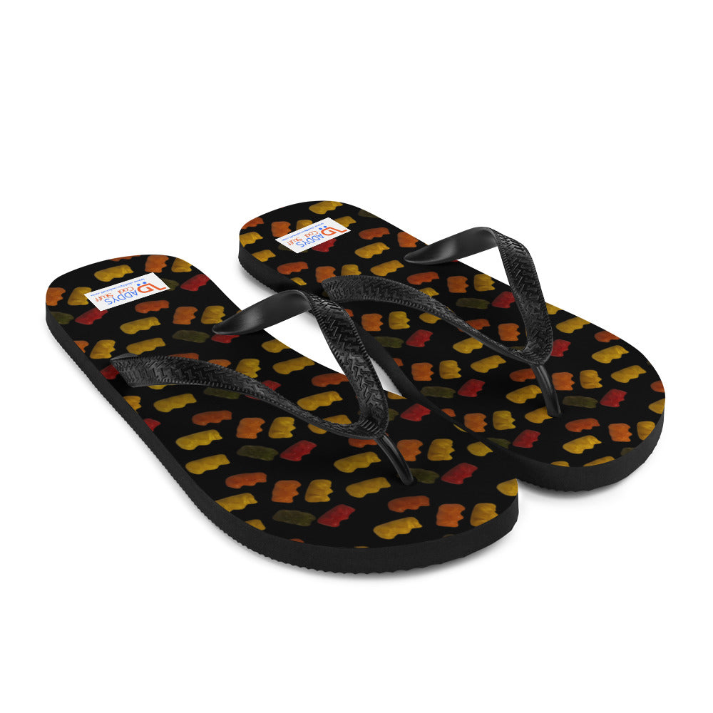Gummy Bears - Flip-Flops- Black