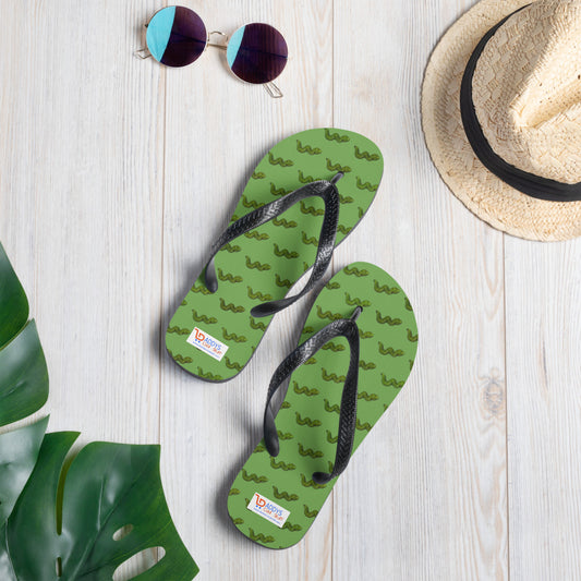 Green Snake - Flip-Flops - Green
