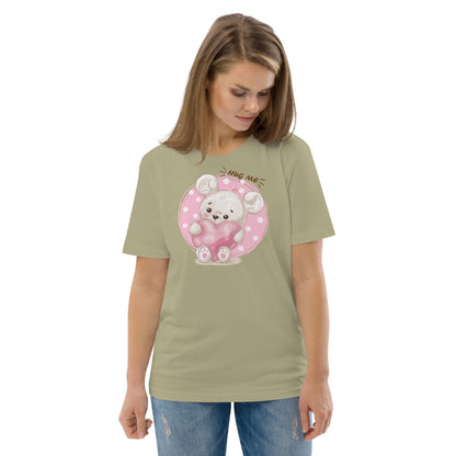 Hug Me Teddybear - Unisex organic cotton t-shirt