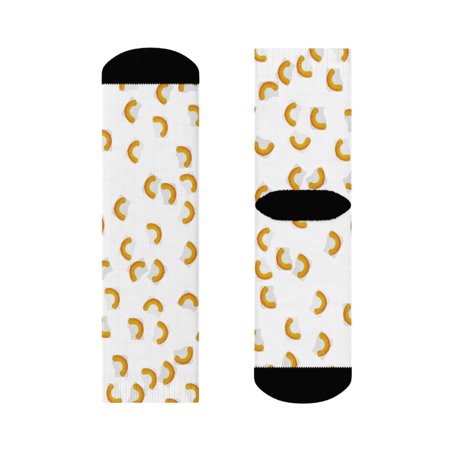 Cheezy Doodles  - Crew Socks white
