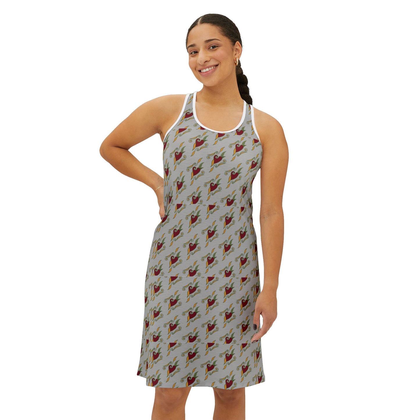 Racerback Dress - Hearts