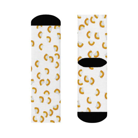 Cheezy Doodles  - Crew Socks white