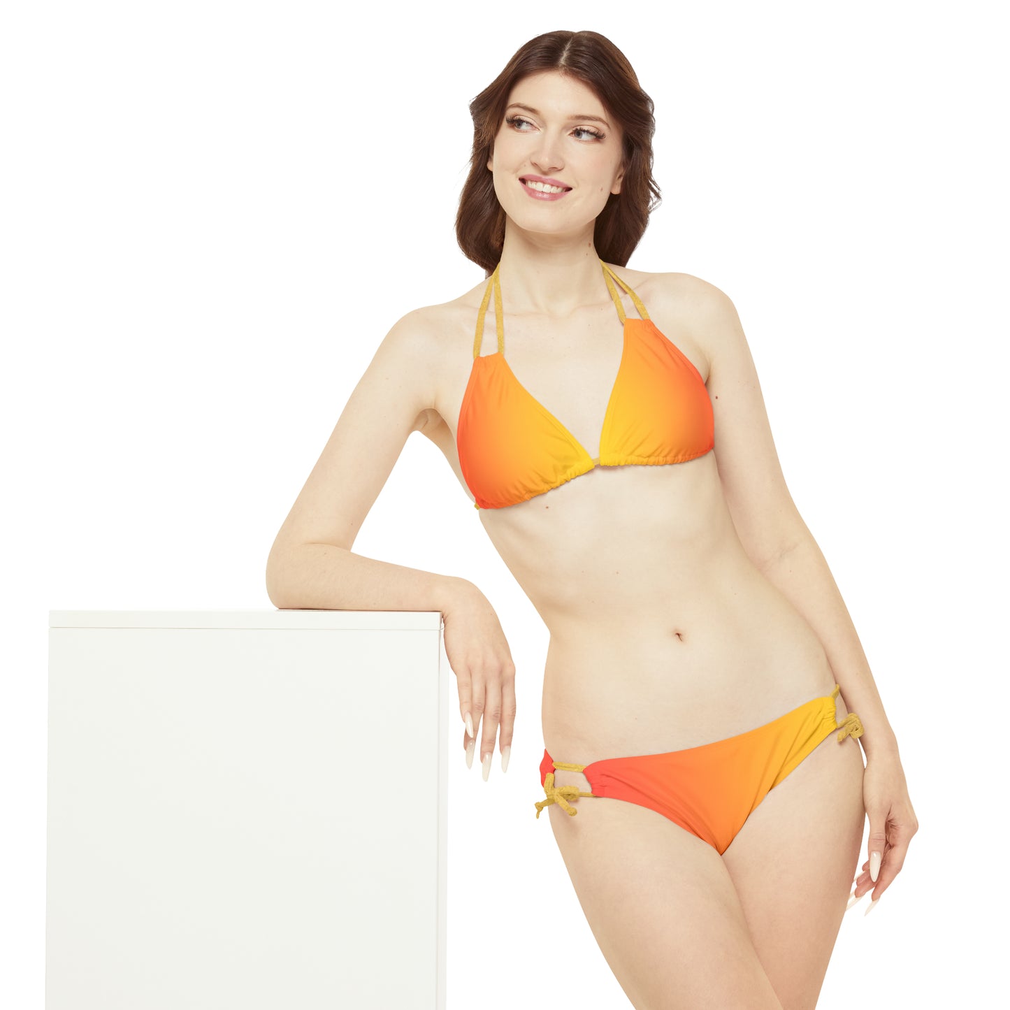 Strappy Bikini Set Sunset