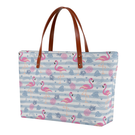 Tote Bag | Pineapple and Flamingo