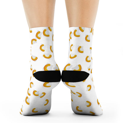 Cheezy Doodles  - Crew Socks white
