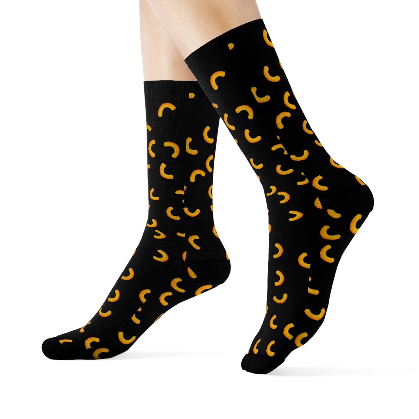 Cheezy Doodles  - Crew Socks black