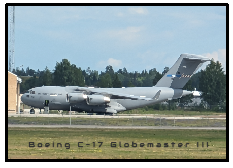Boeing C-17 Globemaster III - Metal Wall Painting