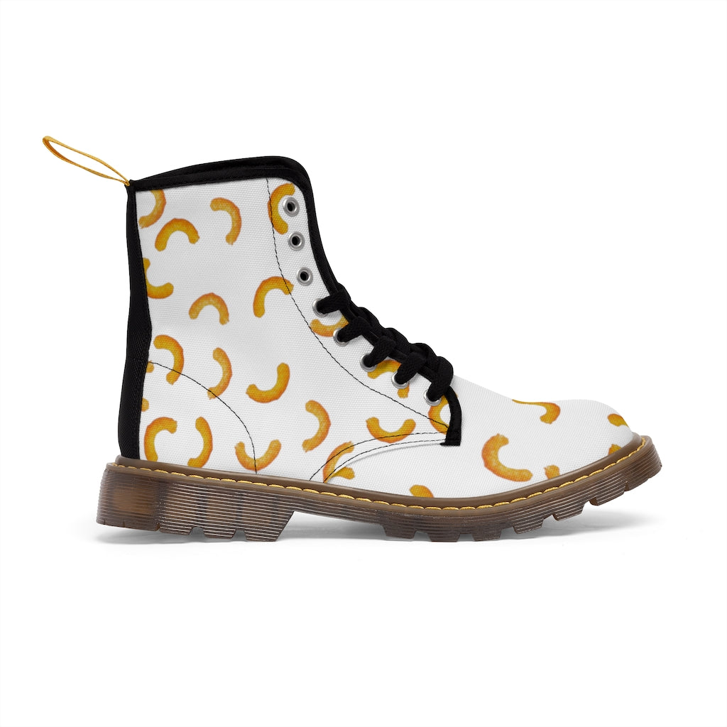Cheezy Doodles - Womens Canvas Boots