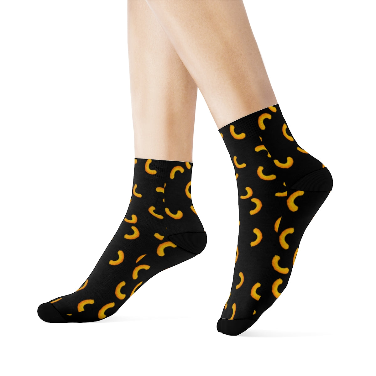 Cheezy Doodles  - Crew Socks black