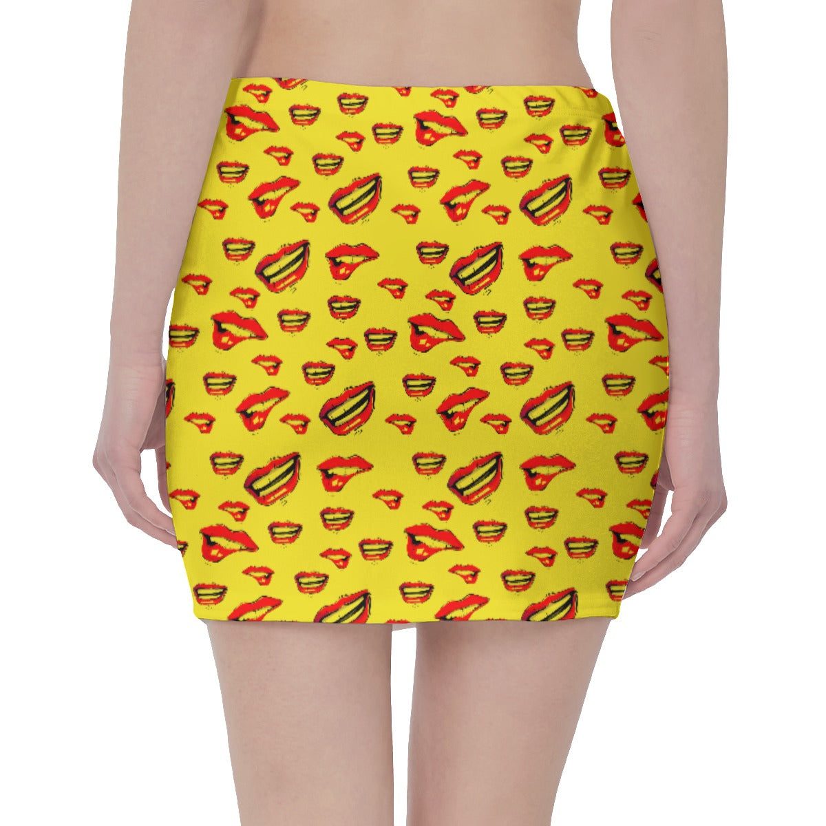 Red Lips - Hip Skirt