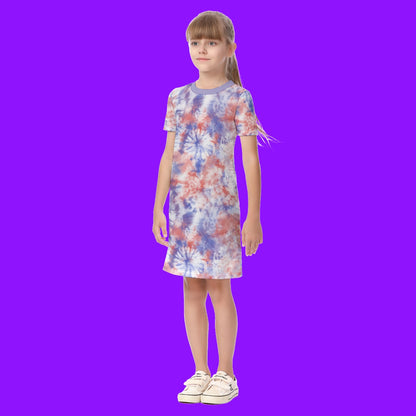 Short Sleeve Dress - Tie dye
