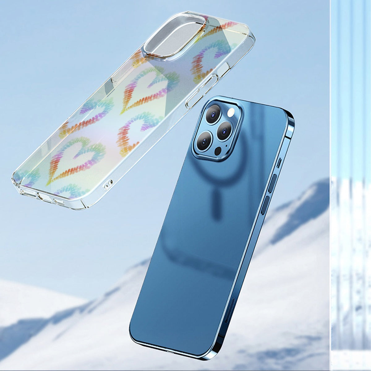 Rainbow Heart - iPhone13 Series Mobile Phone Case | TPU