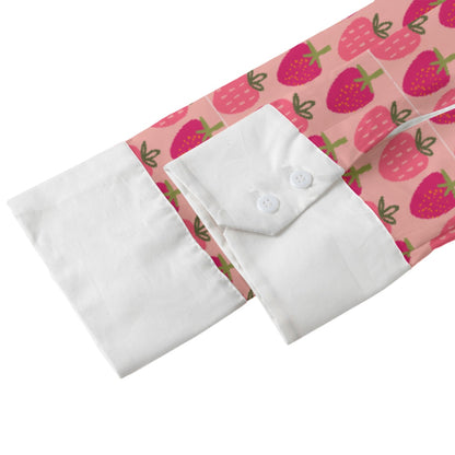 Strawberry -  Long Shirt - Cotton poplin