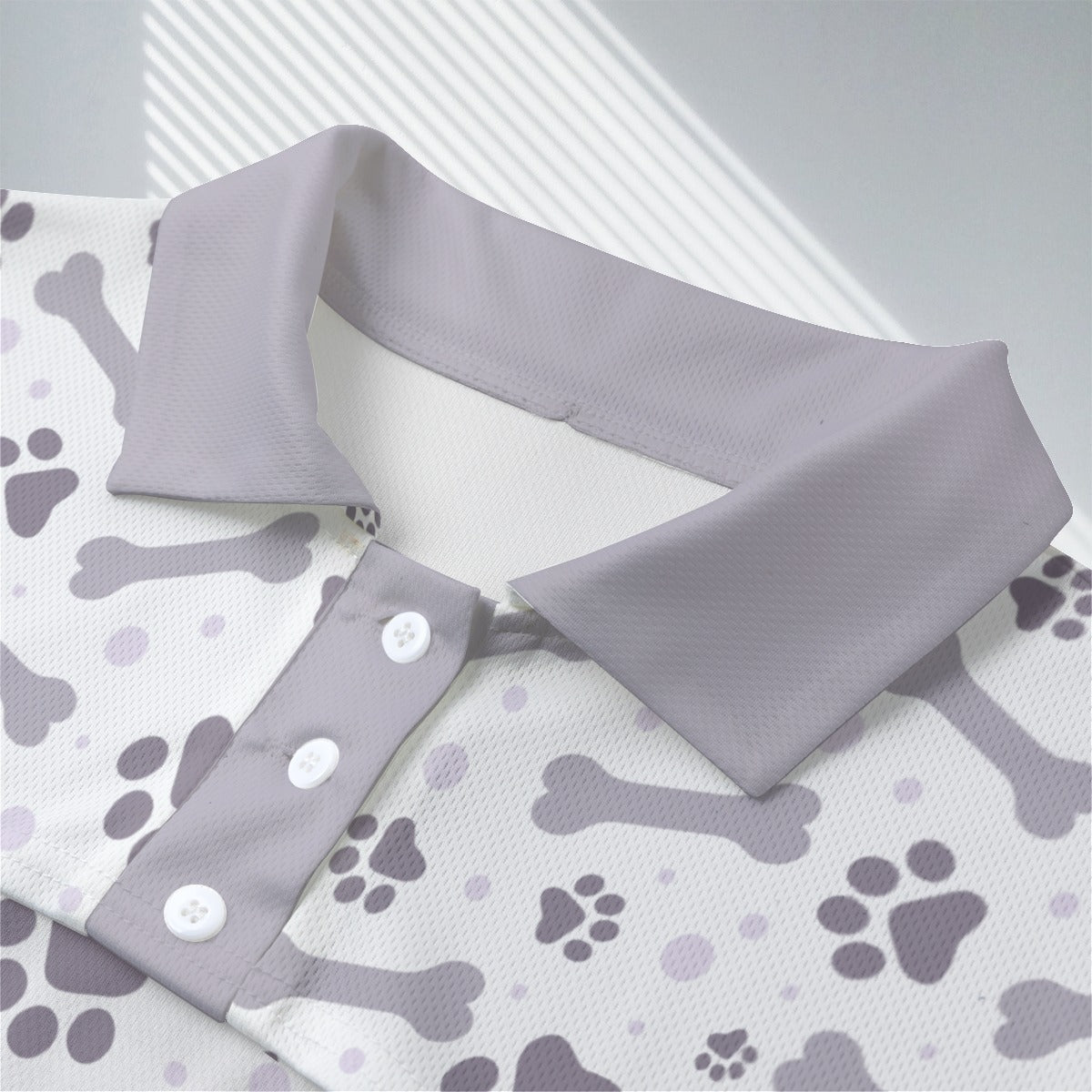 Dog Paw - Women's Casual Two-piece POLO Shirt