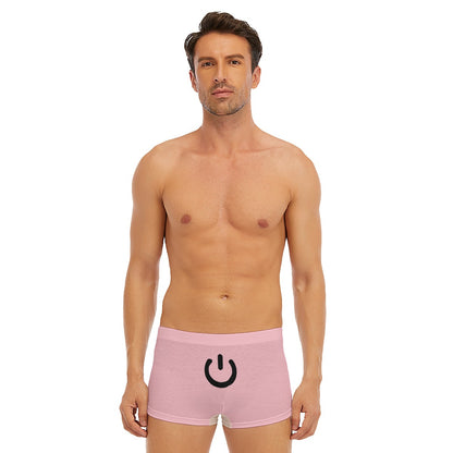 Turn me on - Pink -Men's Short Boxer Briefs