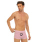 Turn me on - Pink -Men's Short Boxer Briefs
