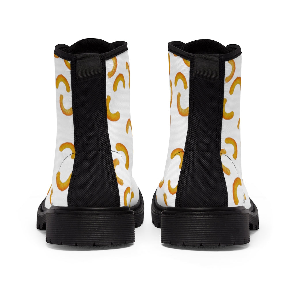 Cheezy Doodles - Womens Canvas Boots