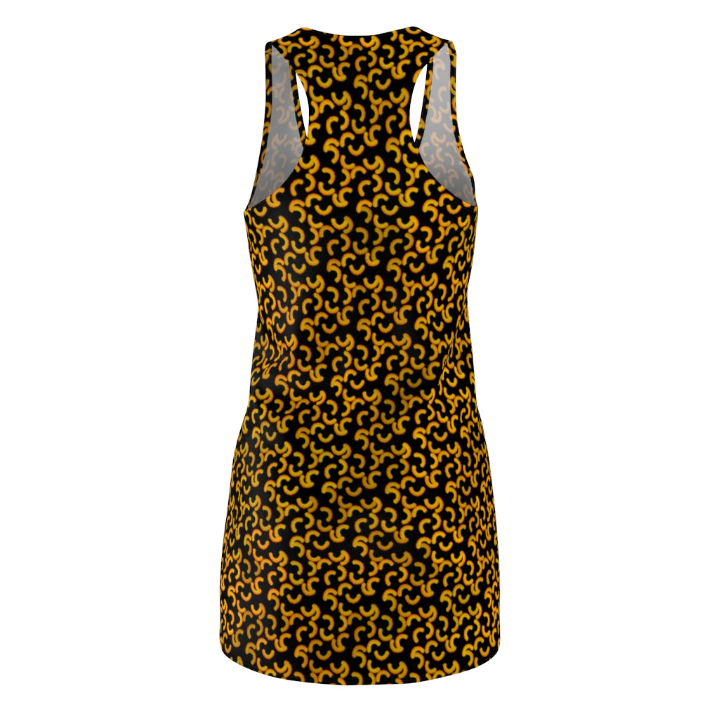 Cheezy doodles - Women's Racerback Dress - Black