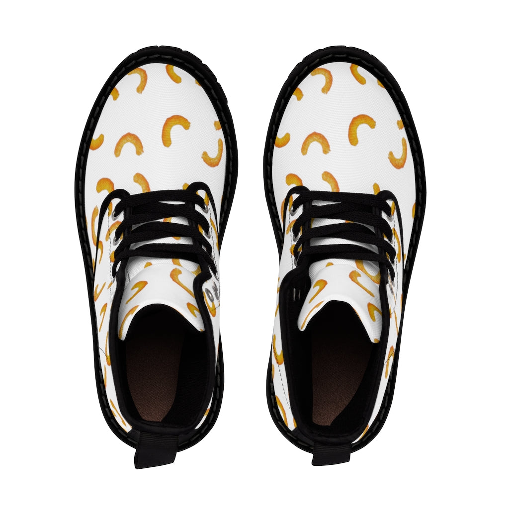 Cheezy Doodles - Womens Canvas Boots