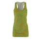 Cheezy doodles - Women's Racerback Dress - Green