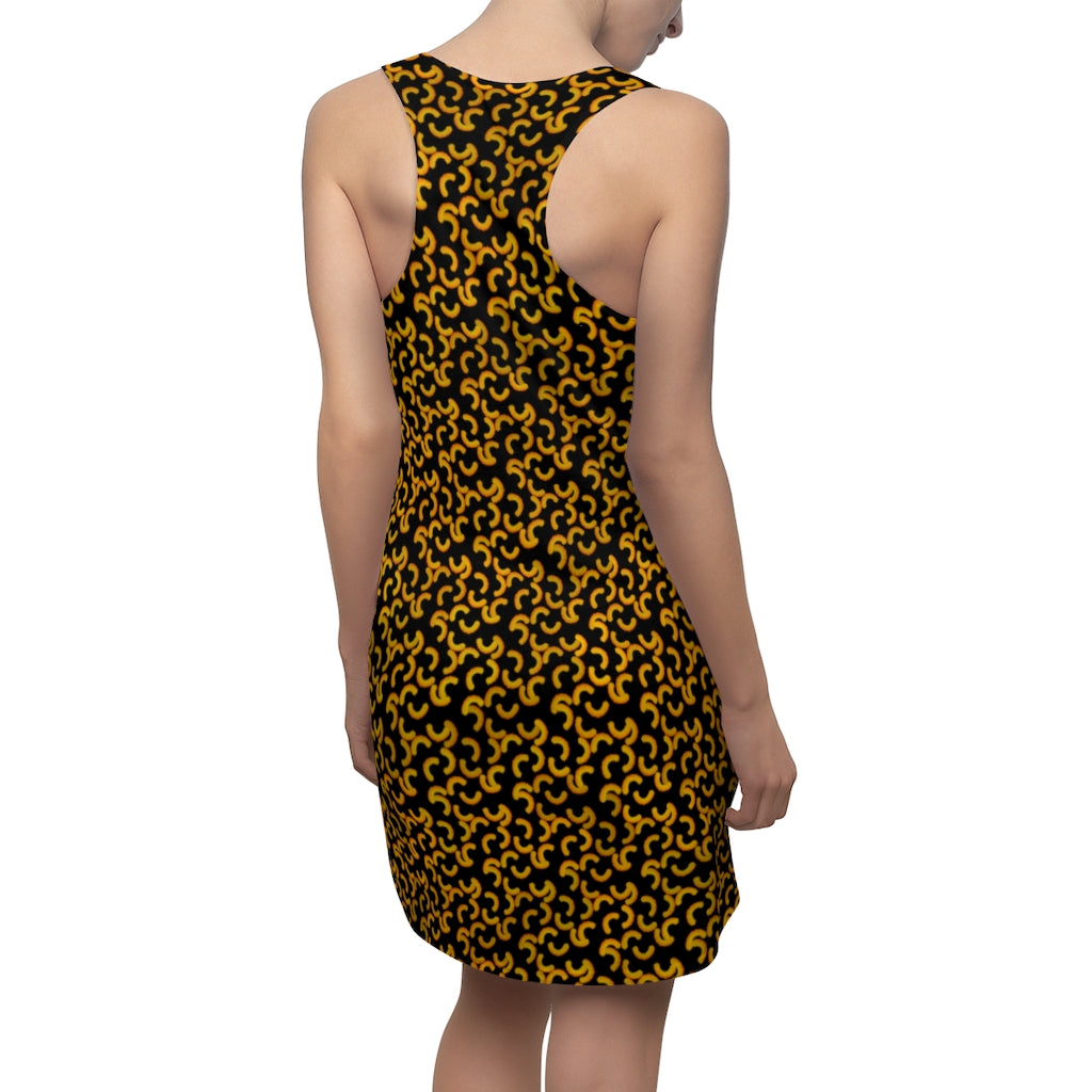 Cheezy doodles - Women's Racerback Dress - Black
