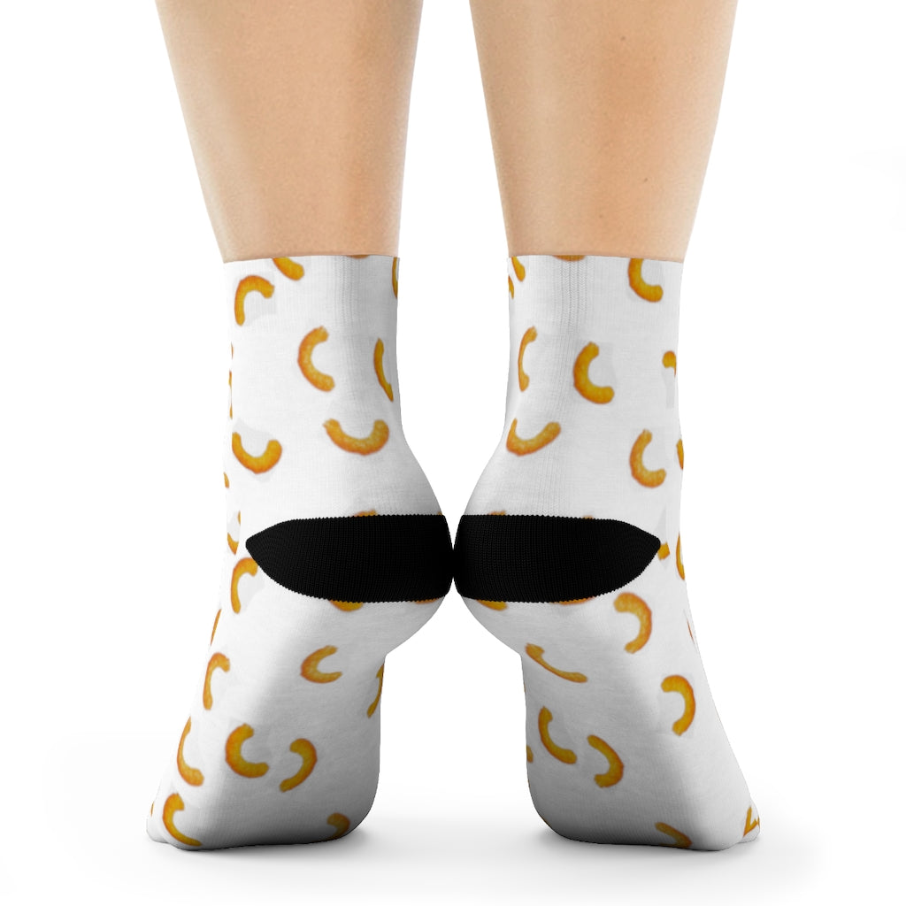 Cheezy Doodles  - Crew Socks white