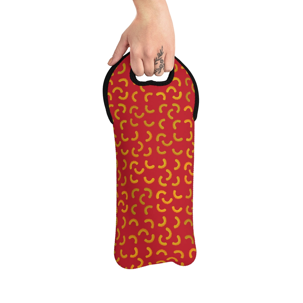Chezy doodles - Wine Tote Bag - Red