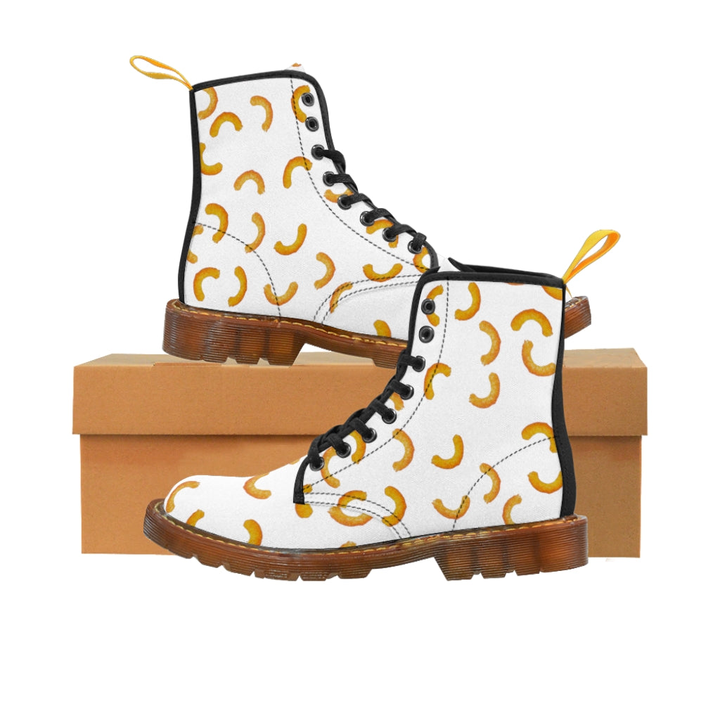 Cheezy Doodles - Womens Canvas Boots