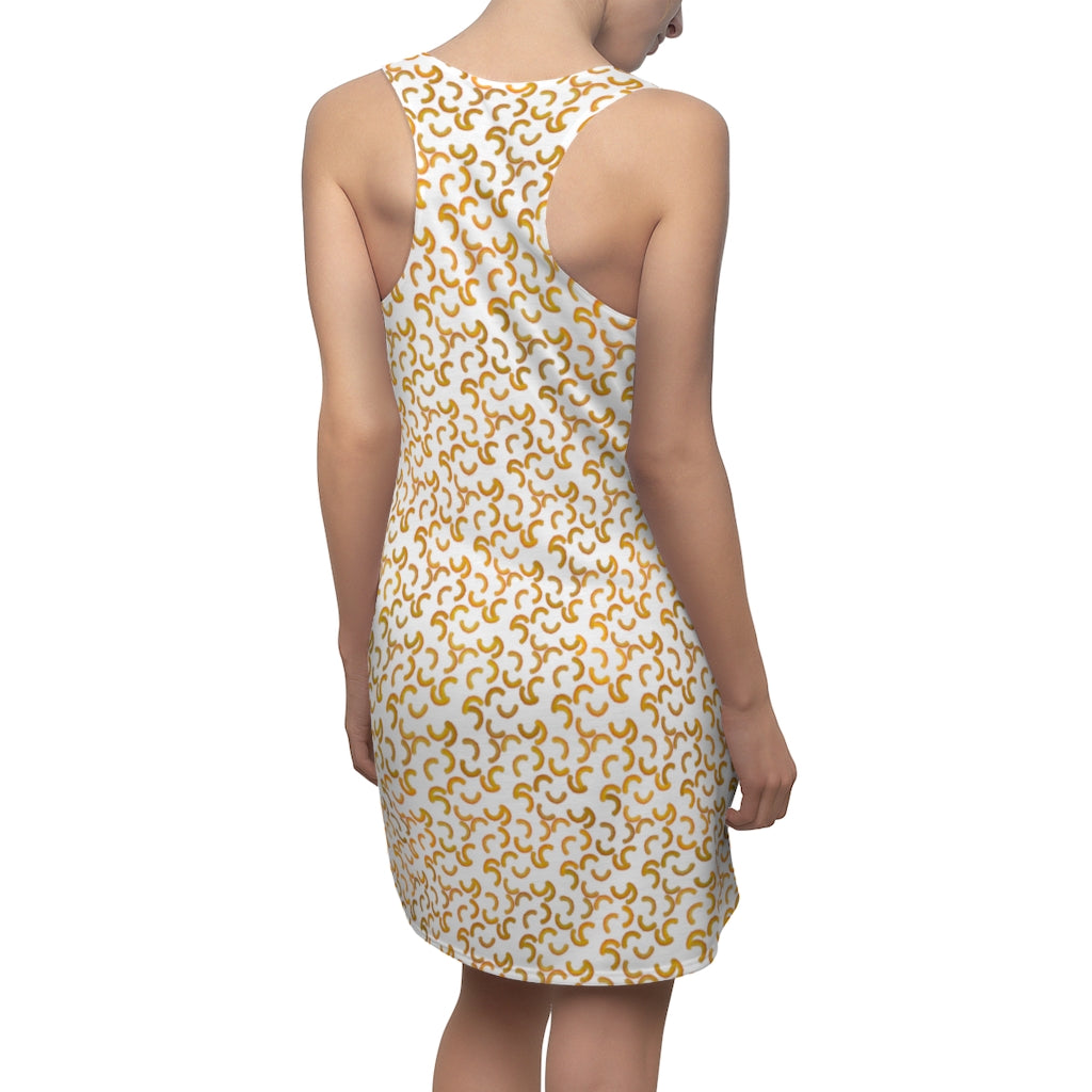 Cheezy doodles - Women's Racerback Dress - White