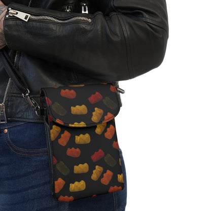 Gummy Bears - Small Cell Phone Wallet - Black