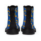 Cheezy Doodles - Womens Canvas Boots Blue