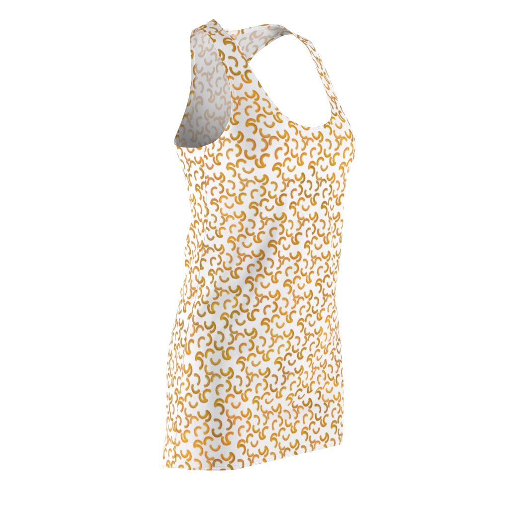 Cheezy doodles - Women's Racerback Dress - White