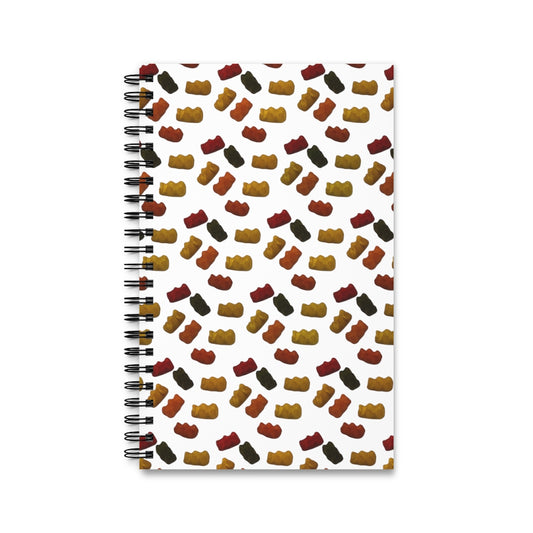 Gummy Bears - Spiral Journal -white