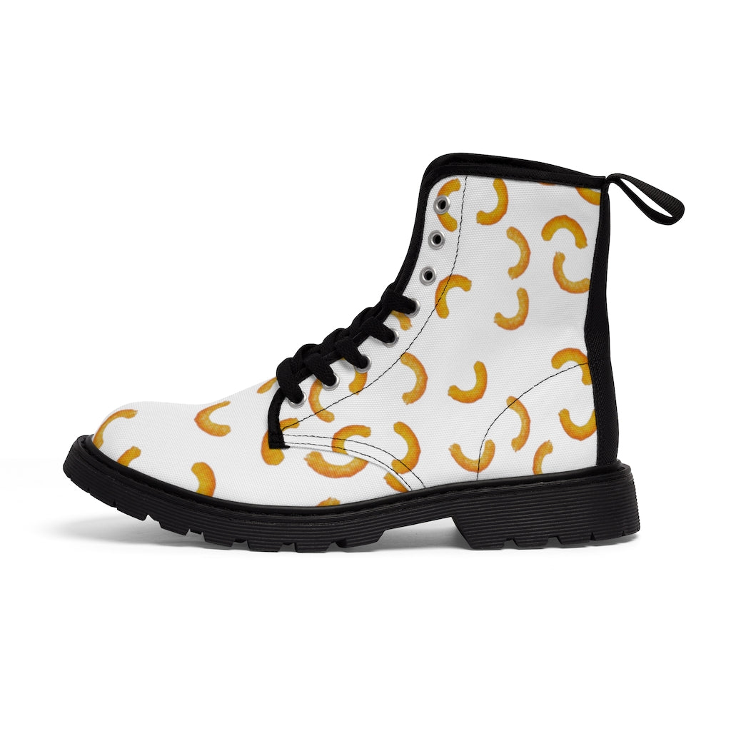 Cheezy Doodles - Womens Canvas Boots