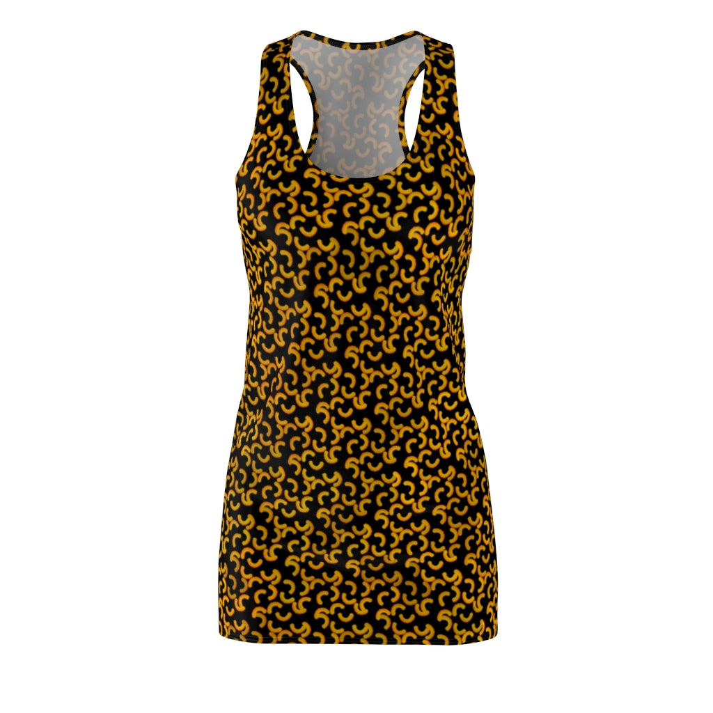 Cheezy doodles - Women's Racerback Dress - Black