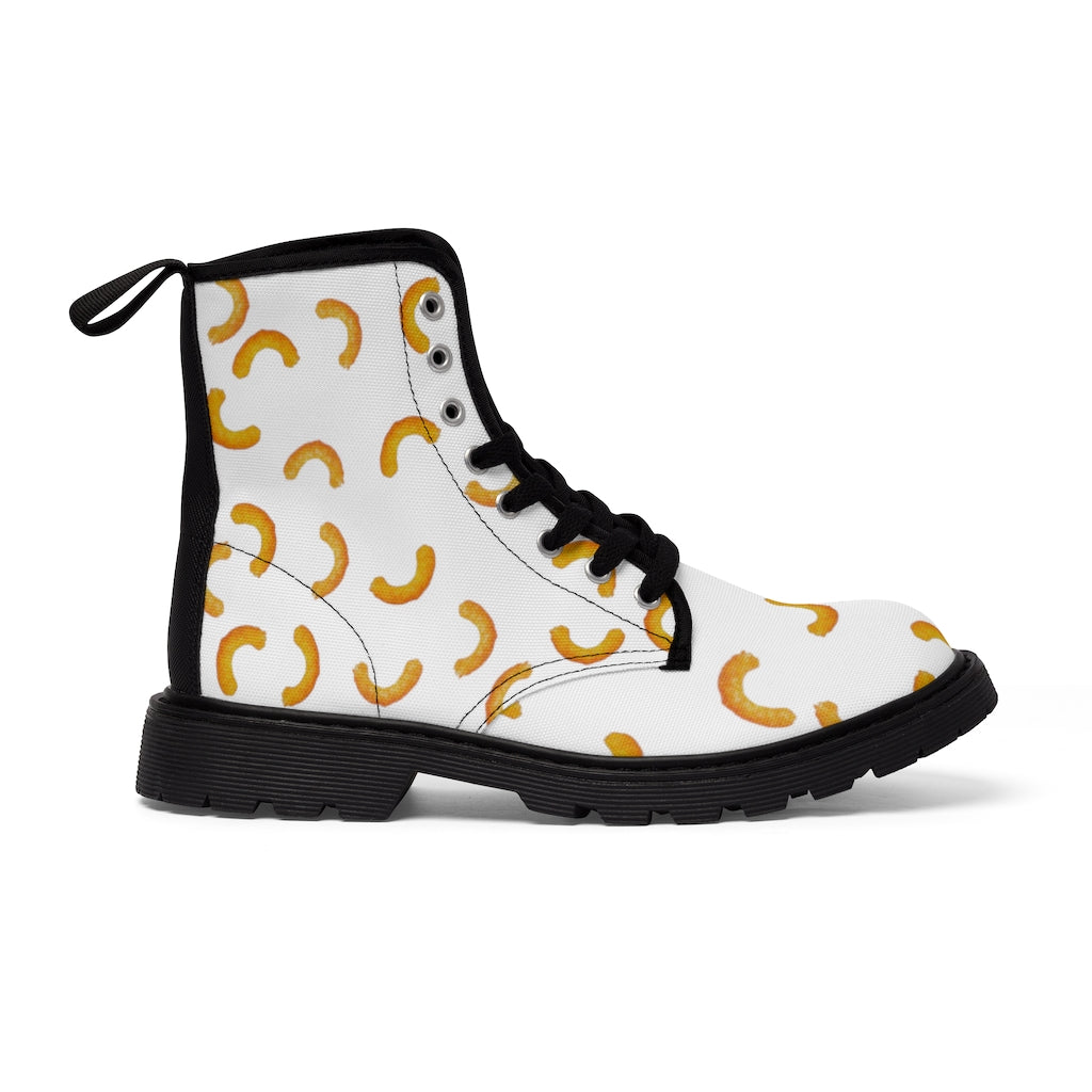 Cheezy Doodles - Womens Canvas Boots