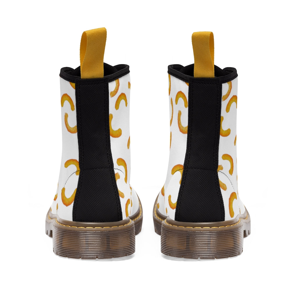 Cheezy Doodles - Womens Canvas Boots