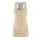Cheezy doodles - Women's Racerback Dress - White