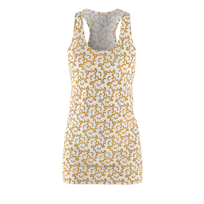 Cheezy doodles - Women's Racerback Dress - White