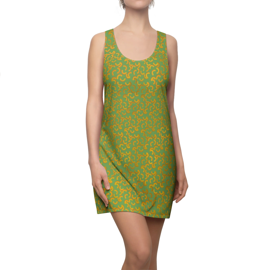 Cheezy doodles - Women's Racerback Dress - Green