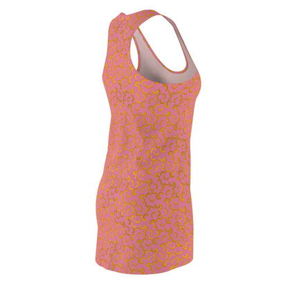 Cheezy doodles - Women's Racerback Dress - Pink