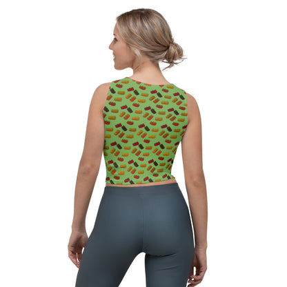 Gummy Bears - Crop Top - Green