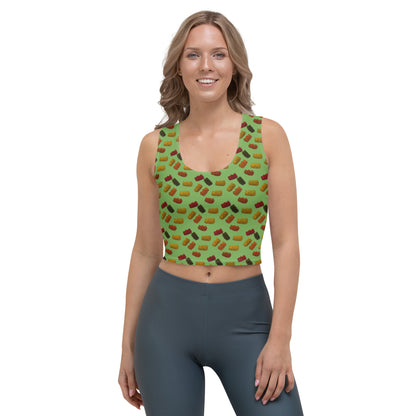 Gummy Bears - Crop Top - Green