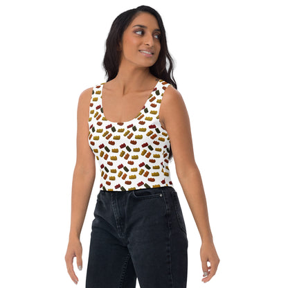 Gummy Bears - Crop Top - White